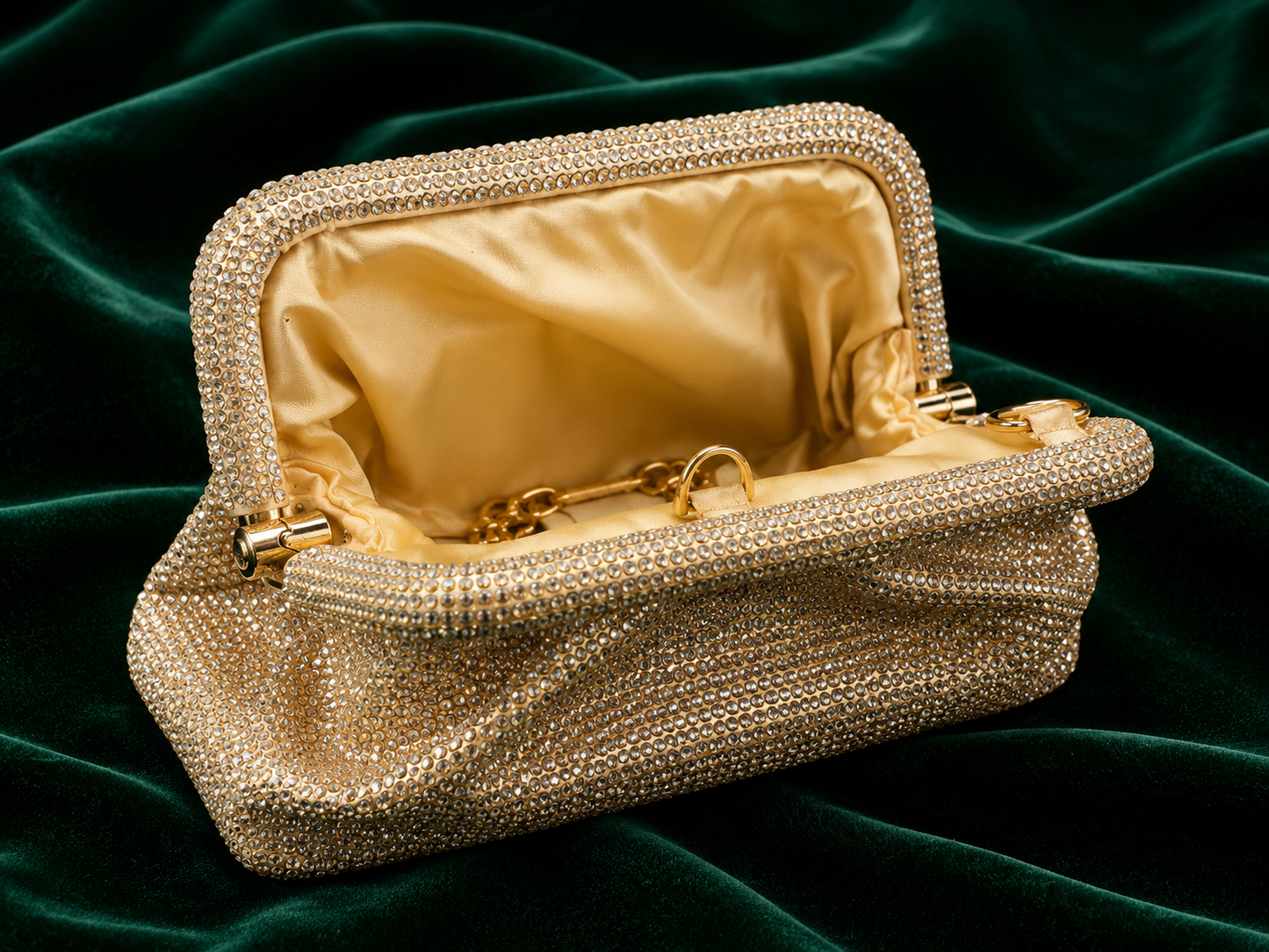 Golden Glam Pouch