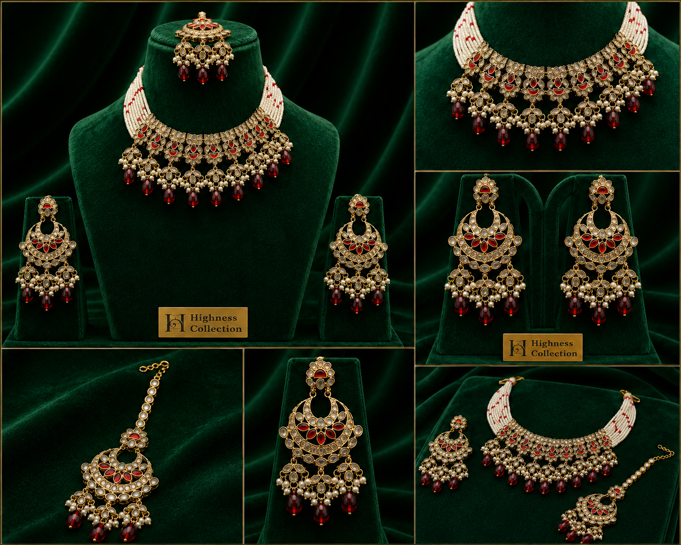 Rang Mahal Pearl Necklace Set