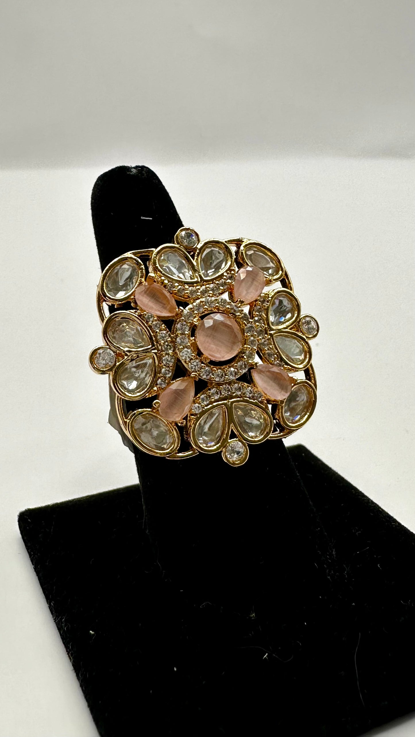Paachi Kundan Square Ring