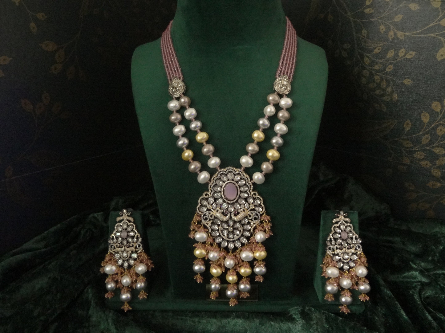 Peacock Long Necklace