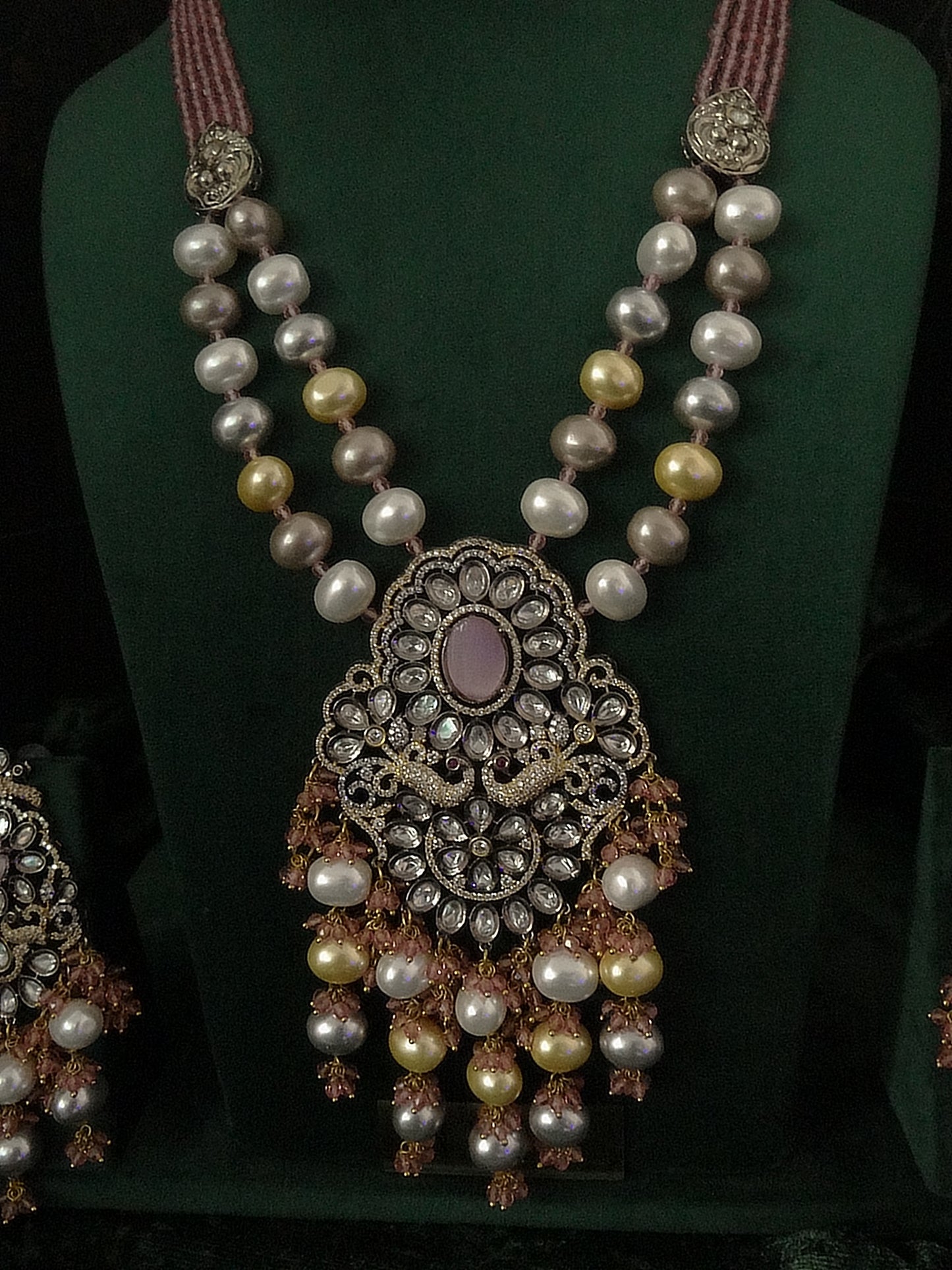 Peacock Long Necklace