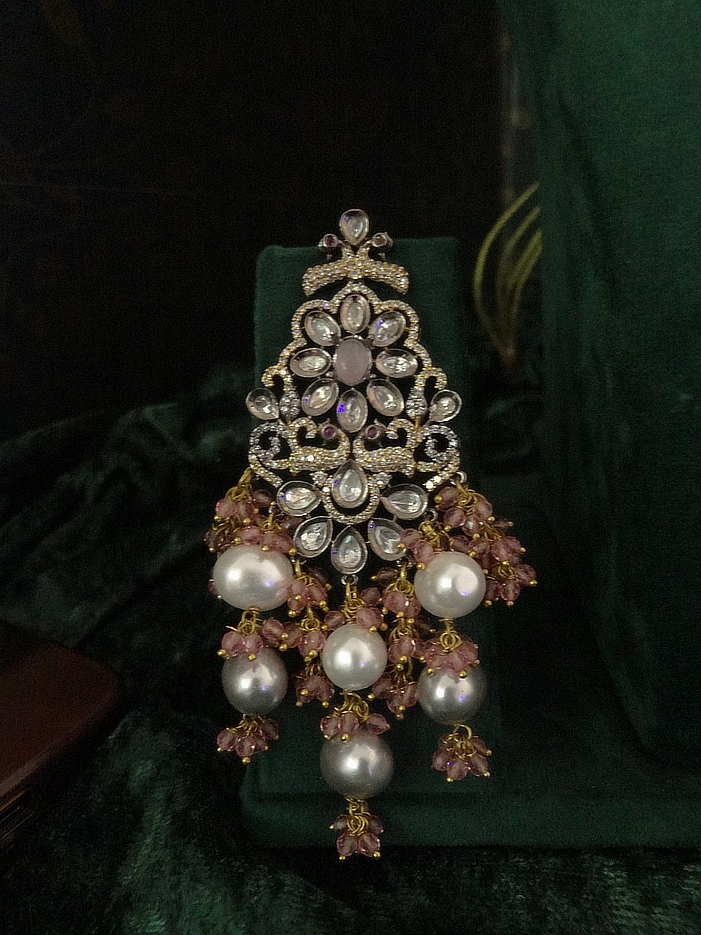 Peacock Long Necklace