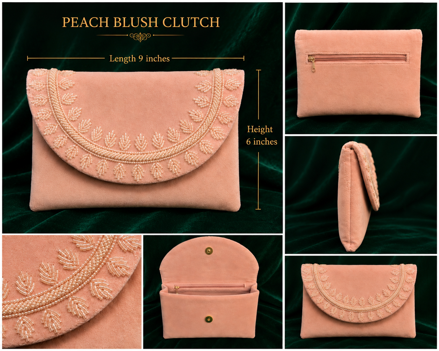 Pink Blush Clutch