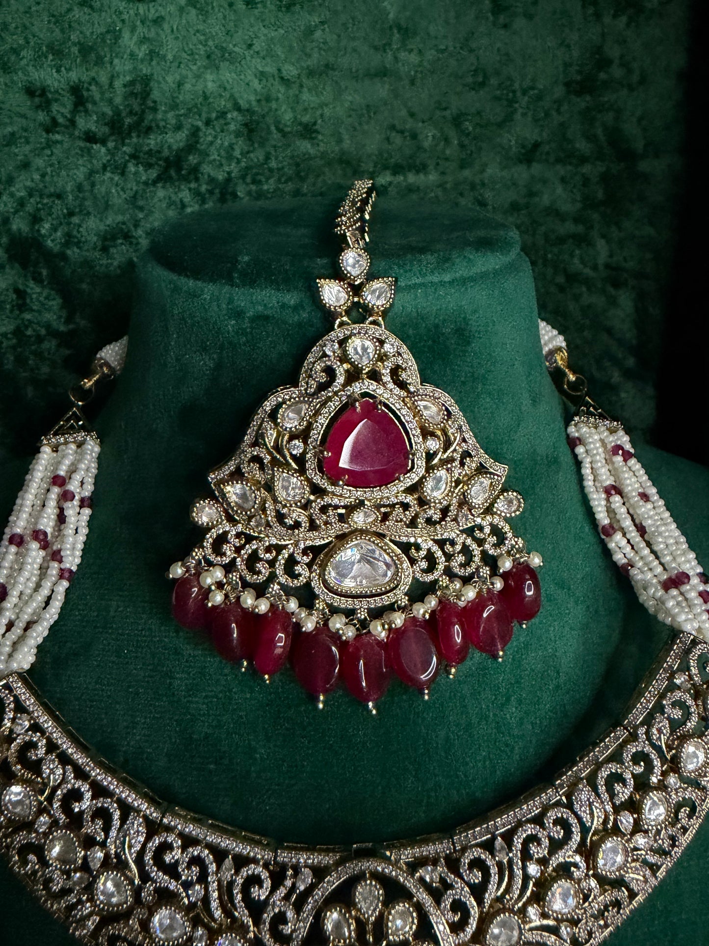 Victorian Ruby Necklace