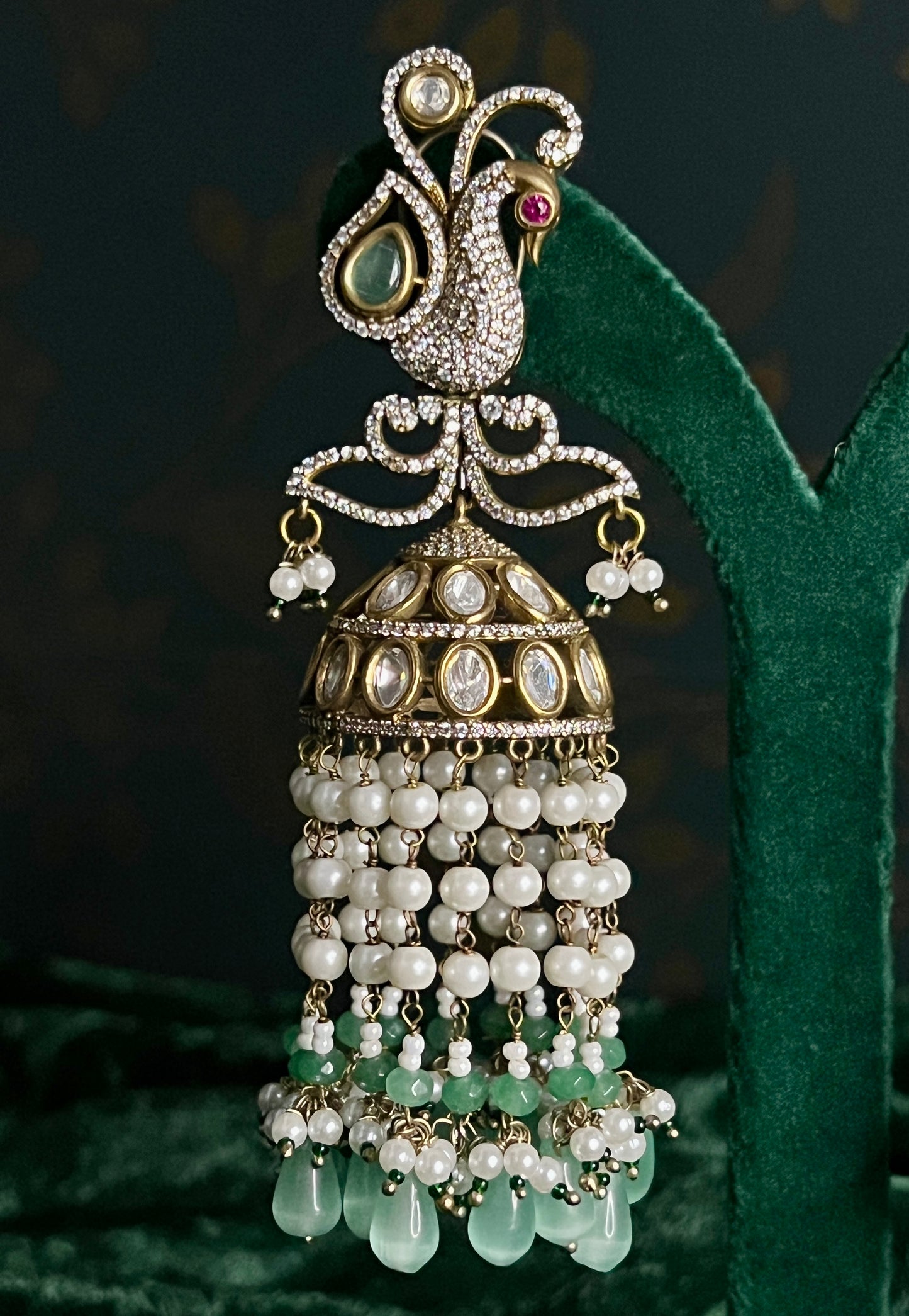 Peacock Jhumkas