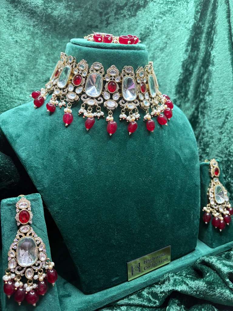 Victorian Moissanite Choker