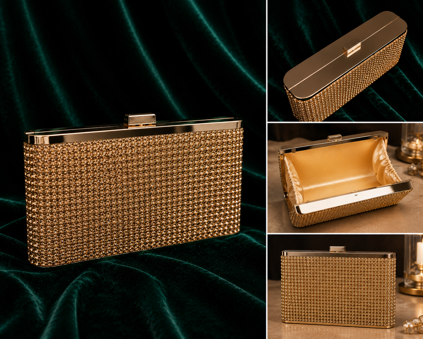 Royal Radiance Box Clutch