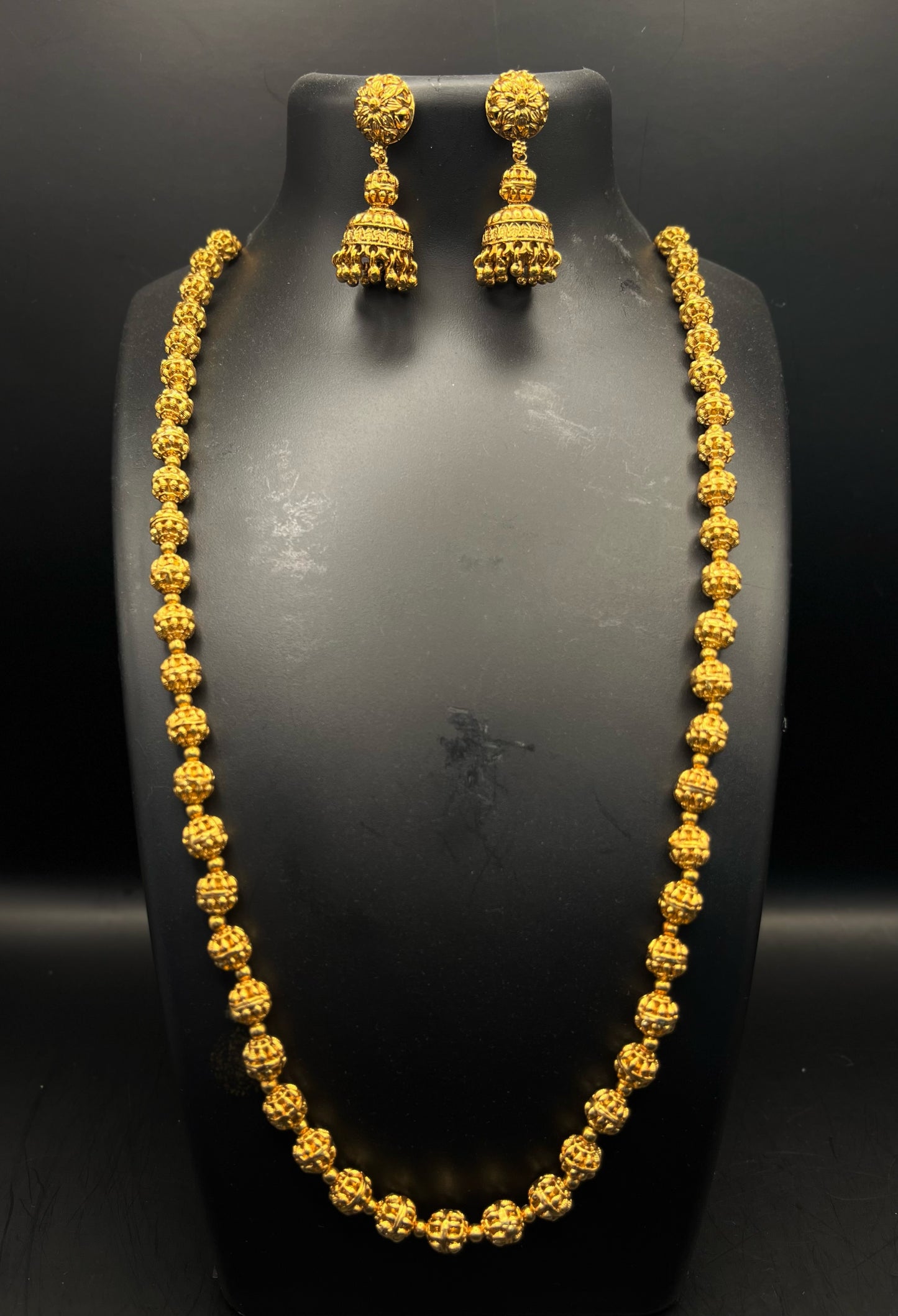 Long Polki Gold Mala