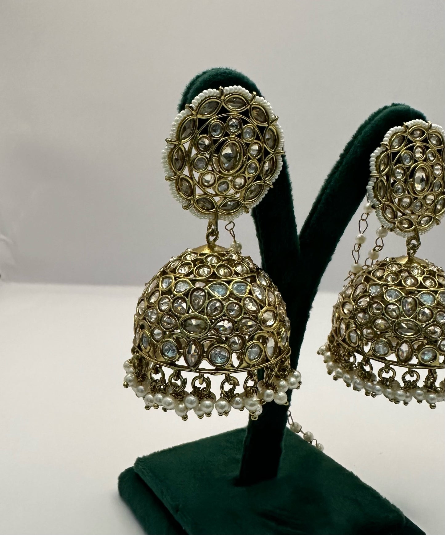Dull Gold Jhumkas