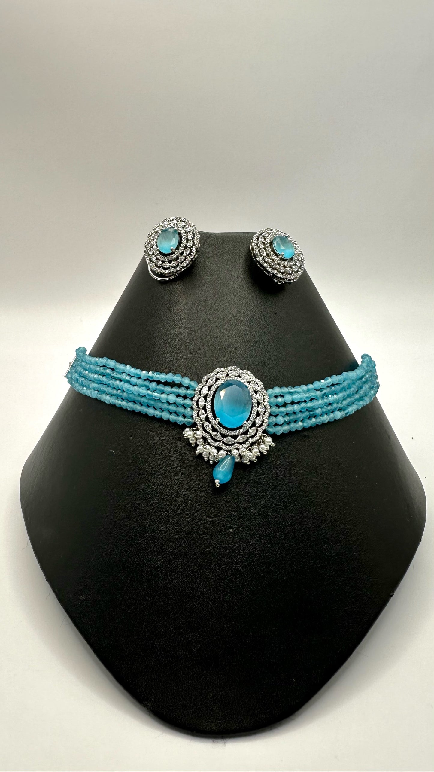Ocean Teal Choker Set