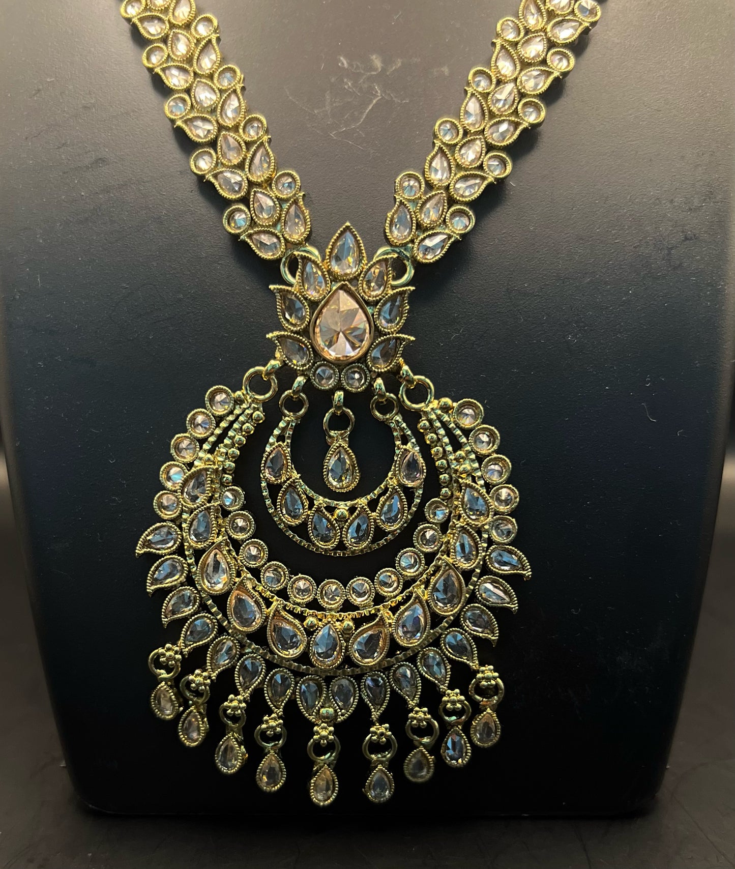 Gold Chandbali Necklace