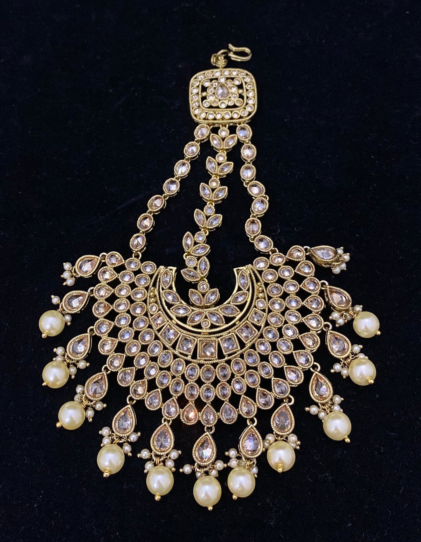 Polki Kundan Copper Jhumar/Paasa