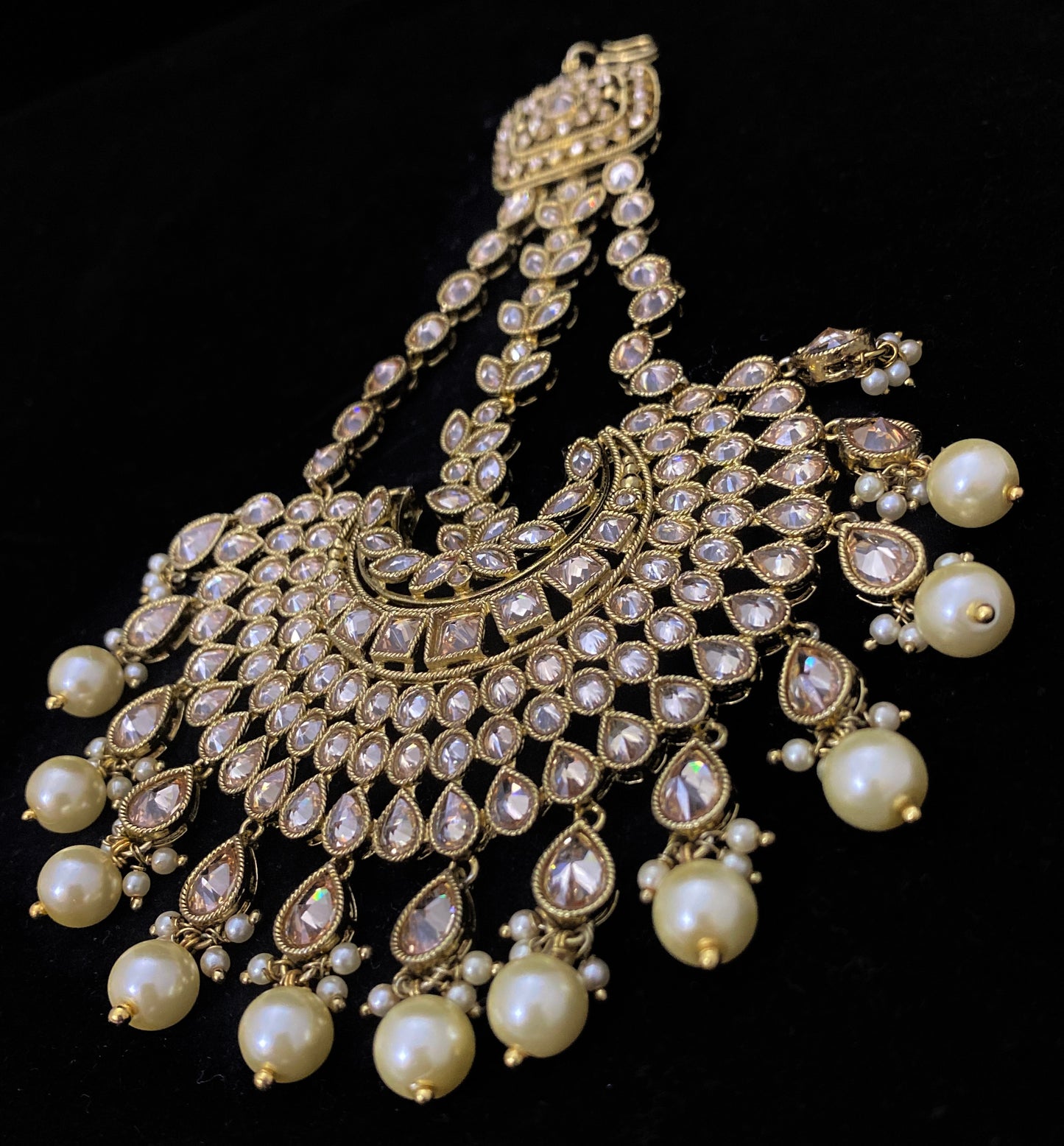 Polki Kundan Copper Jhumar/Paasa