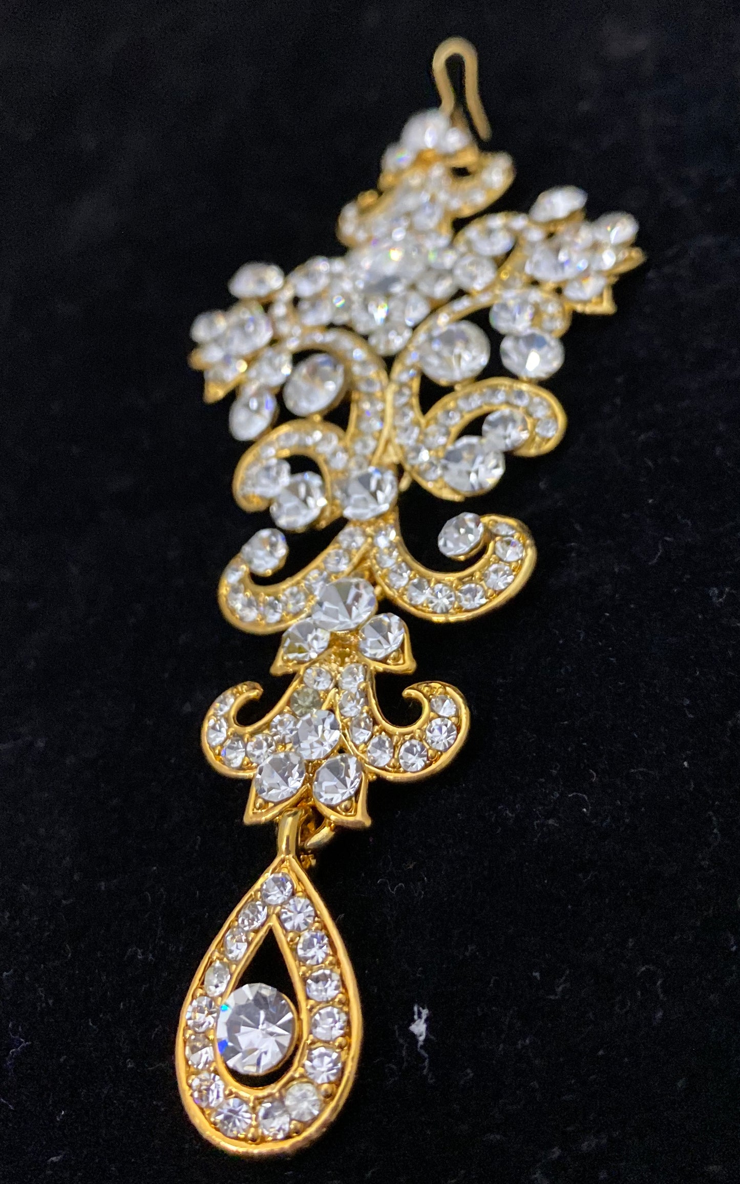 Rose Gold Imitation Jhumar/Paasa