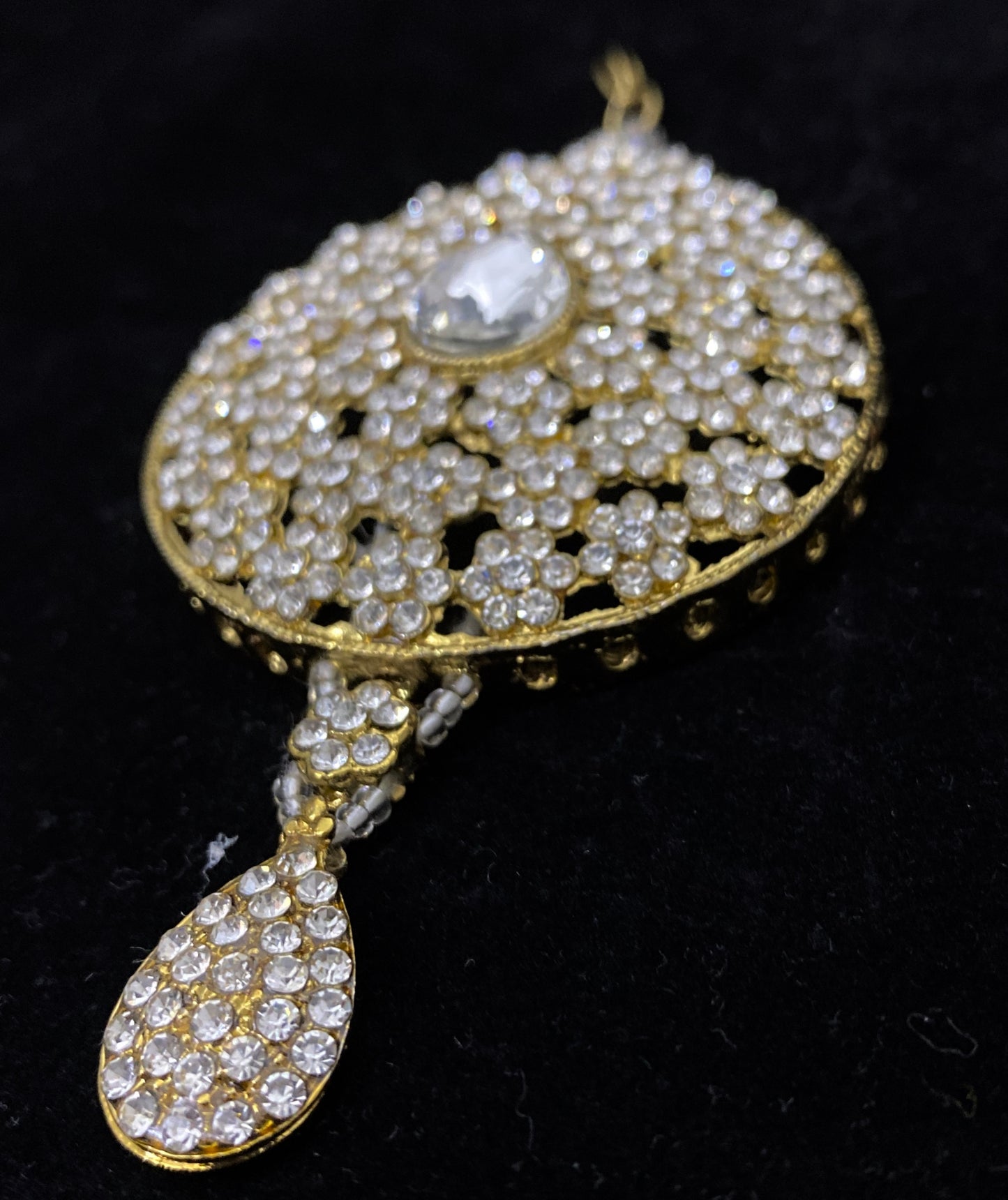 Tear Drop Gold Jhumar/Paasa