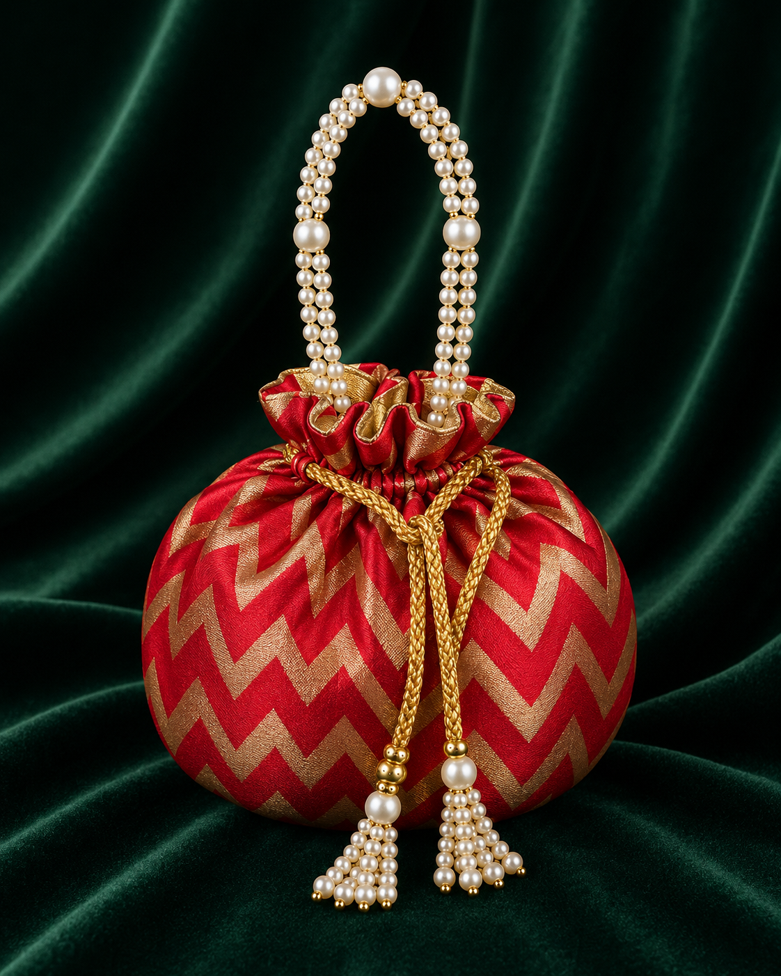 Celeste Chevron Potli
