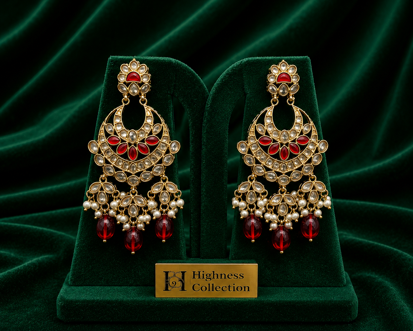 Rang Mahal Pearl Necklace Set