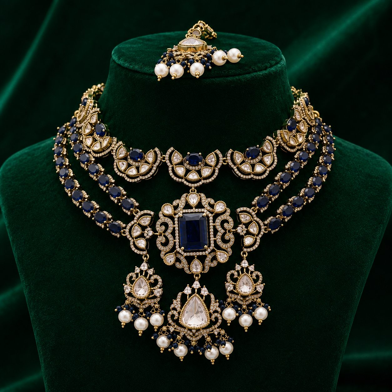 Midnight Majesty Victorian Necklace