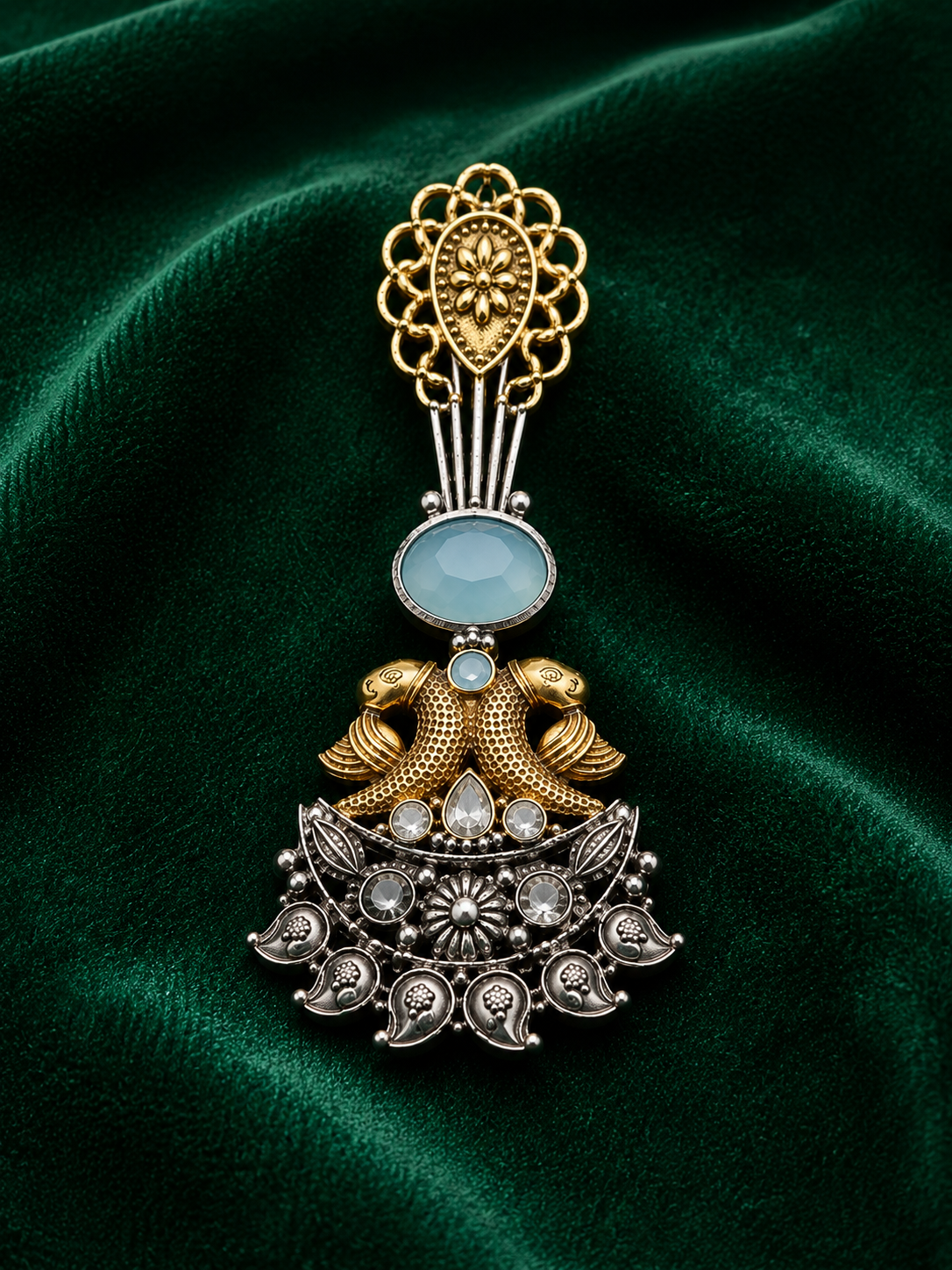 Peacock Oxidize Earring
