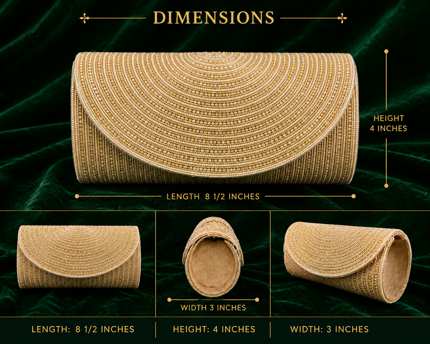 Pearl Grace Clutch