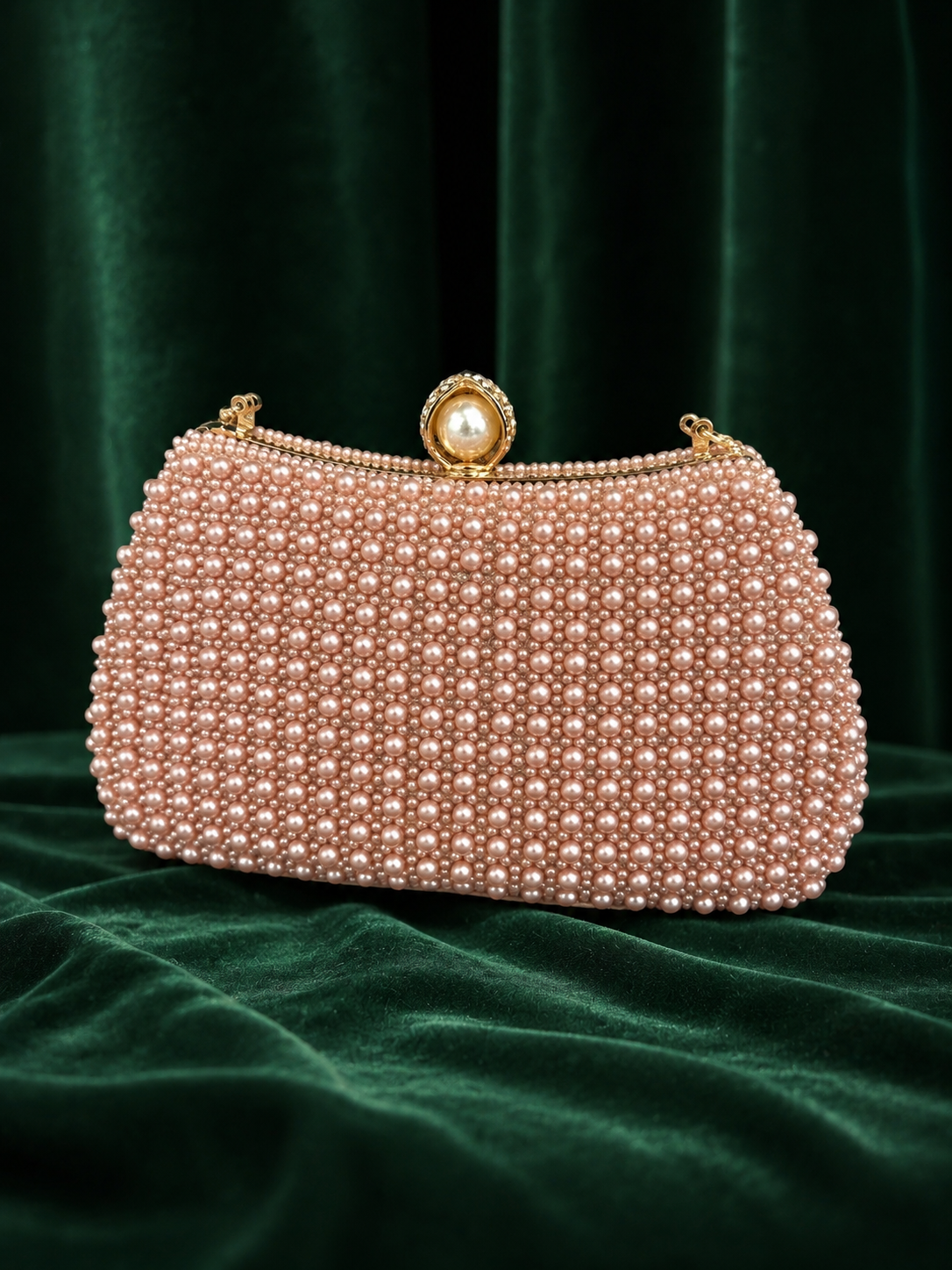 Pearl Bloom Clutch