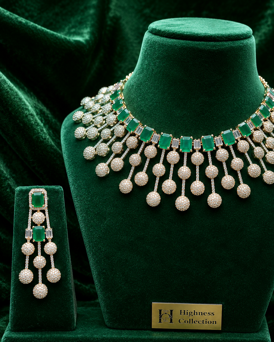 Emerald Dewdrop Necklace
