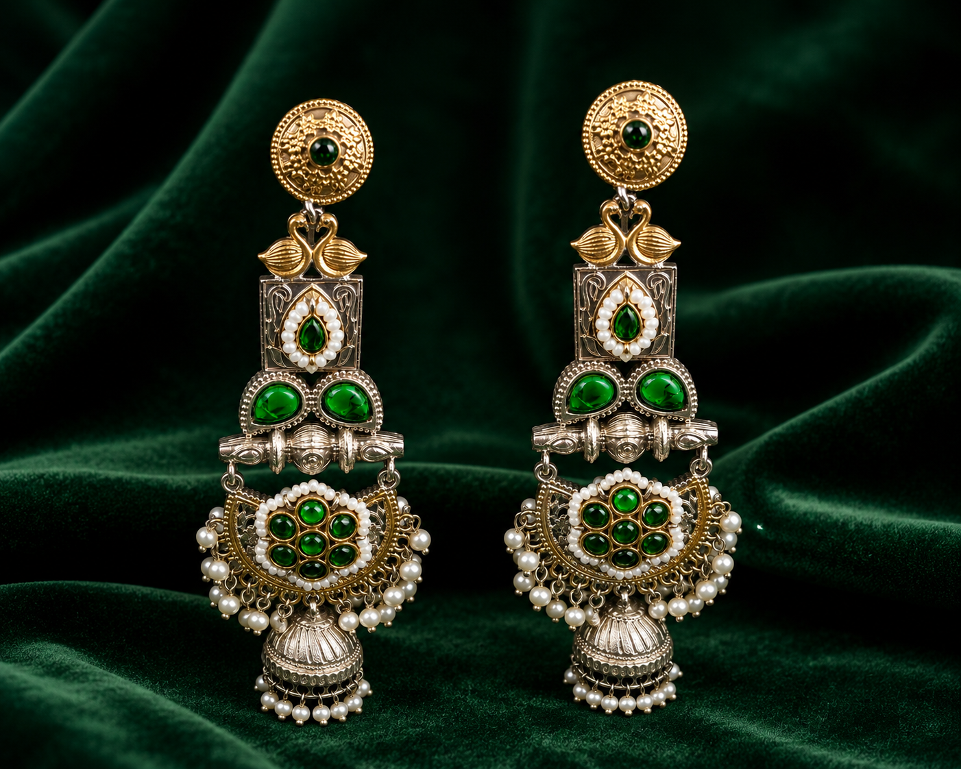 Heritage Oxidize Earring