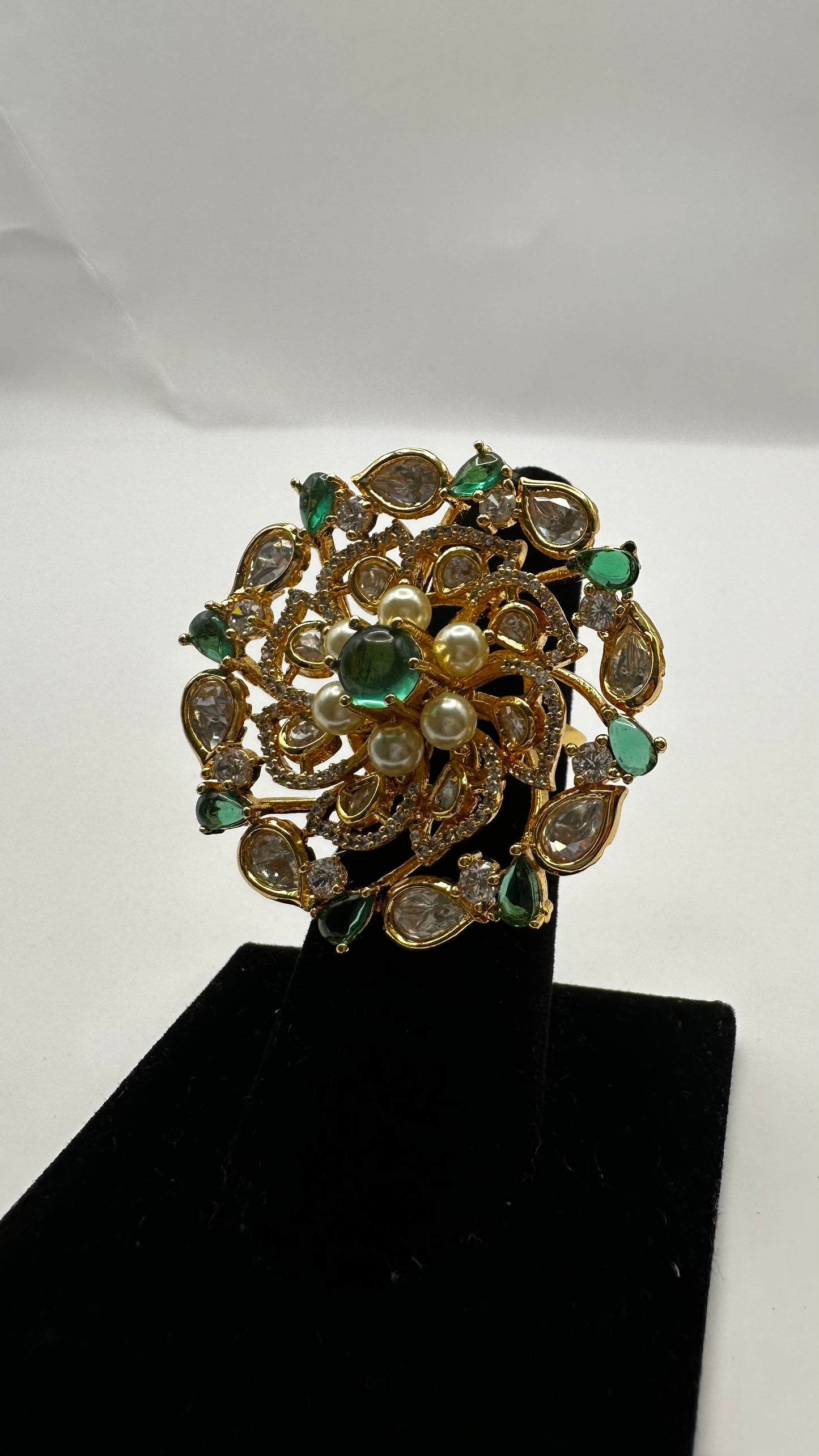 Floral Rani Ring