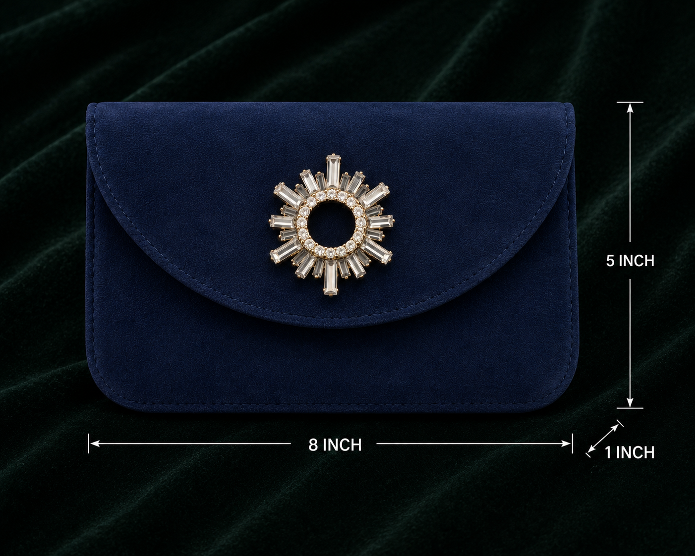Starlight Velvet Clutch