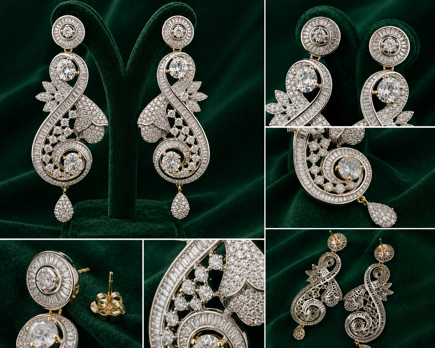 Royal Swirl Earring