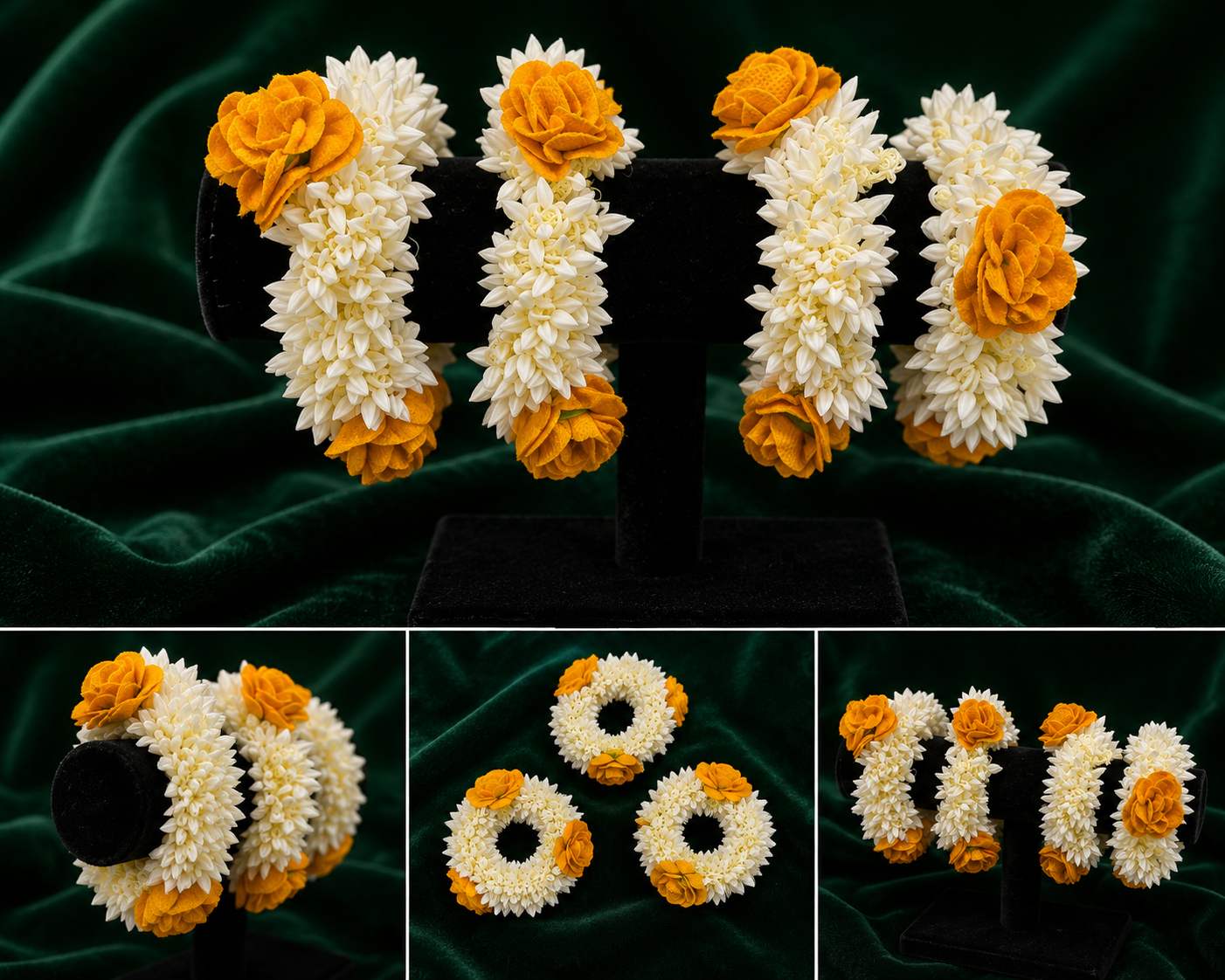 Jasmine Artificial Hand Gajra 12 pc Packet