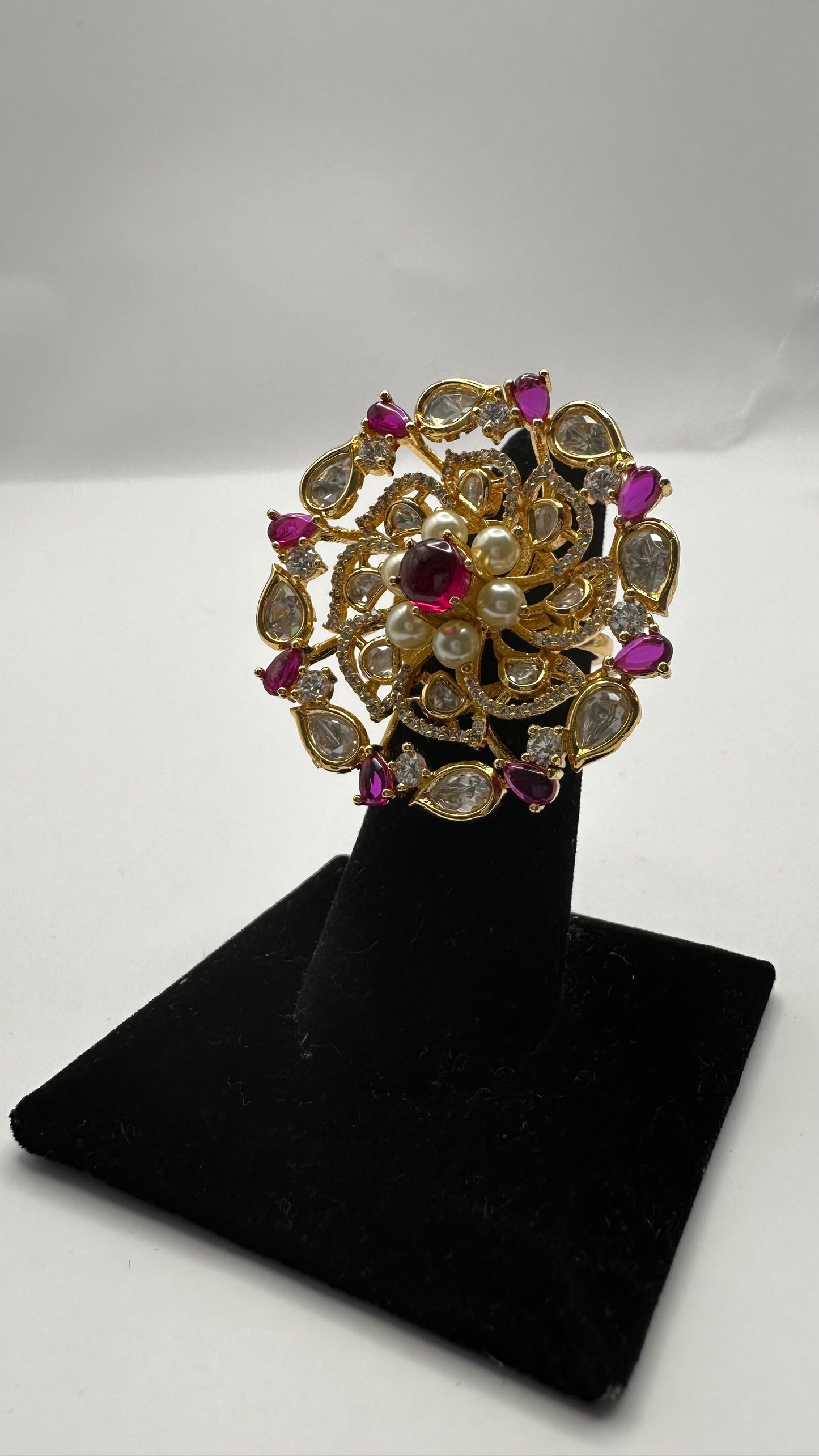 Floral Rani Ring
