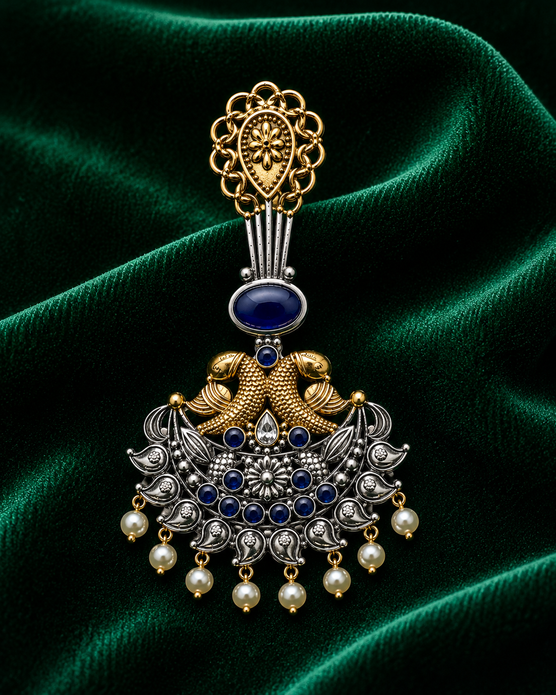 Peacock Oxidize Earring