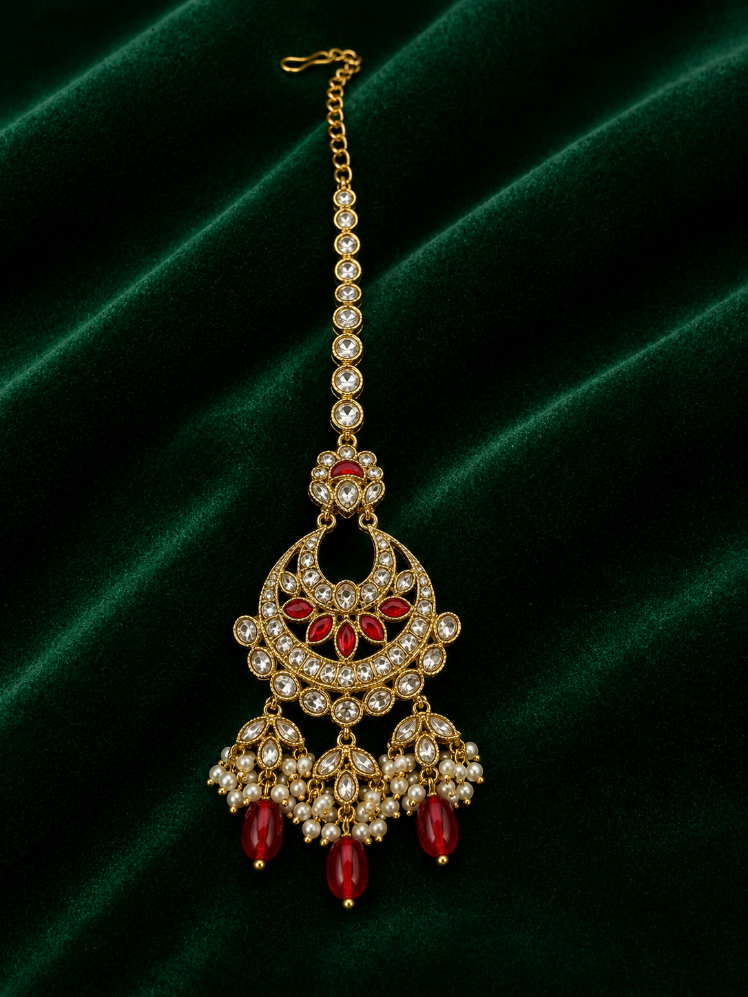 Rang Mahal Pearl Necklace Set