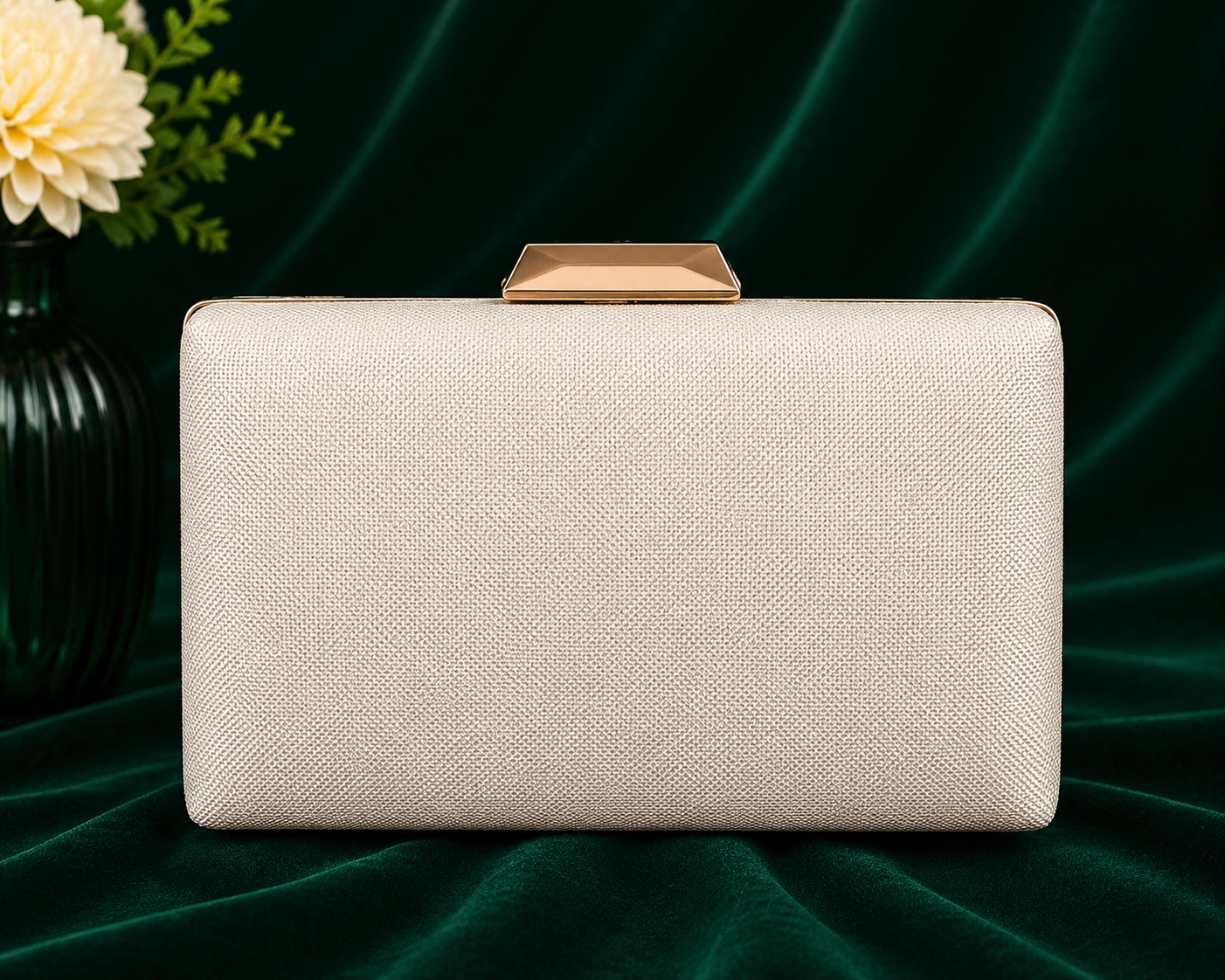 White Orchid Clutch