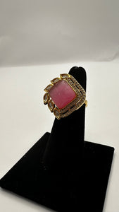 Pink Square Ring