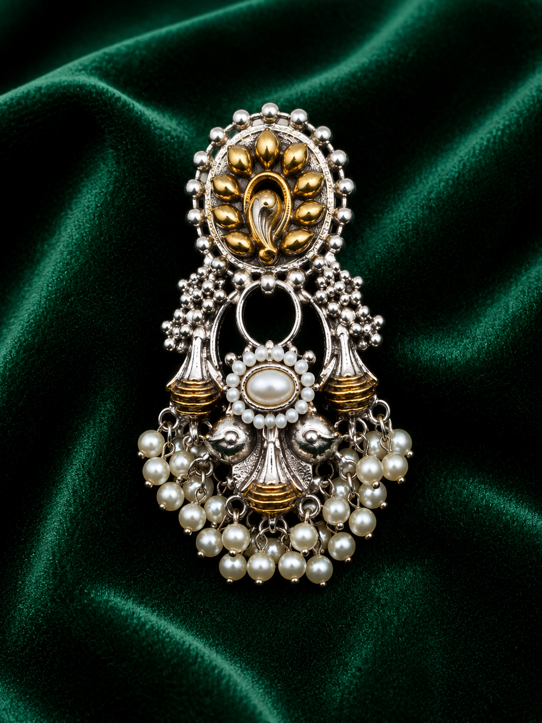 Royal Peacock Earring