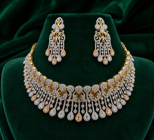 Regal Raindrop Choker Set