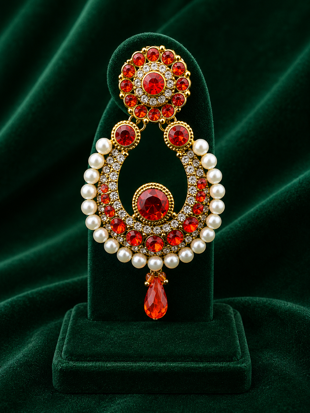Zafraya Pearl Earrings