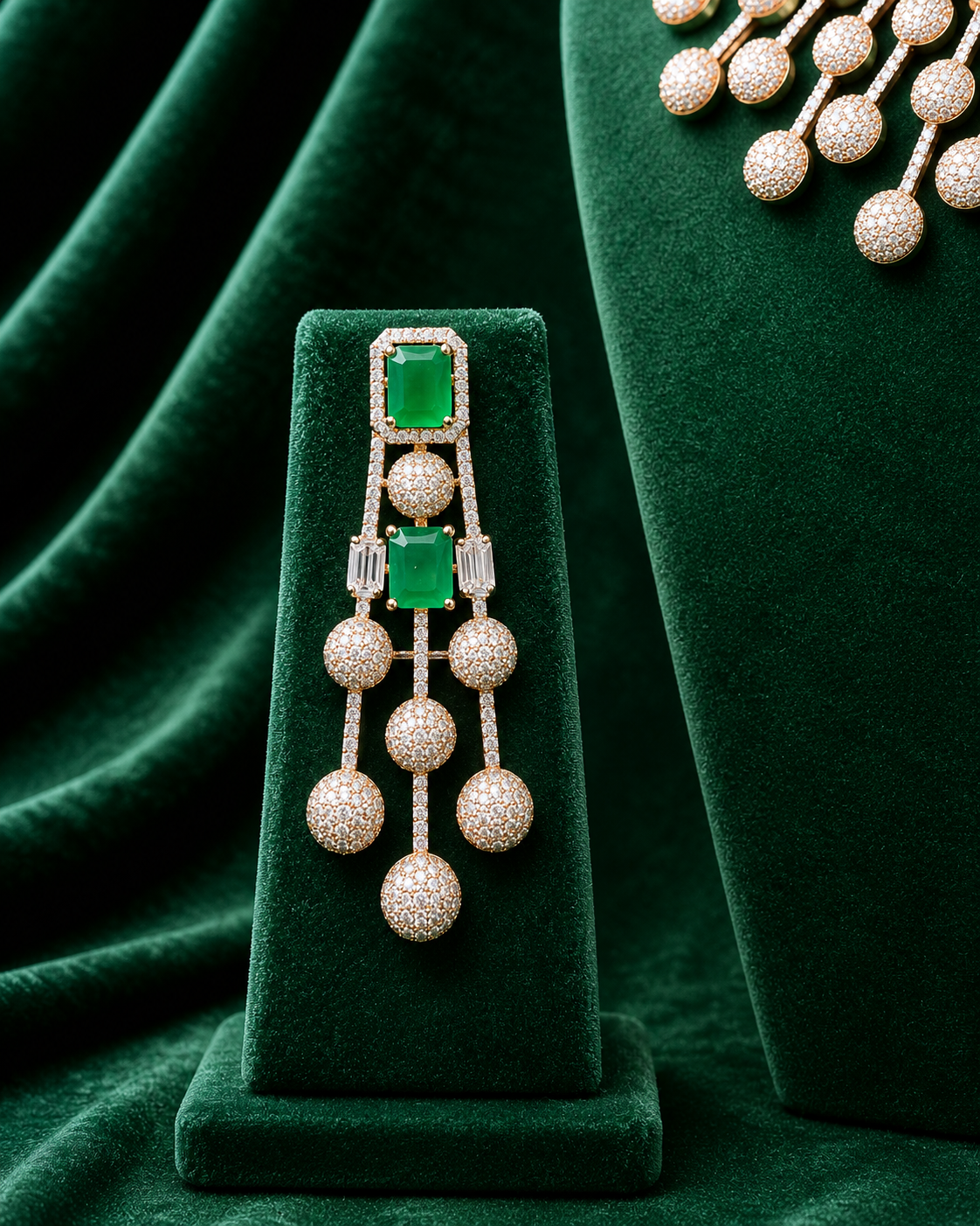 Emerald Dewdrop Necklace