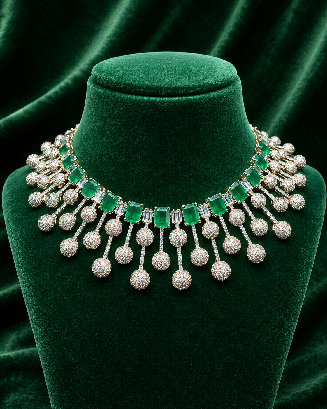 Emerald Dewdrop Necklace
