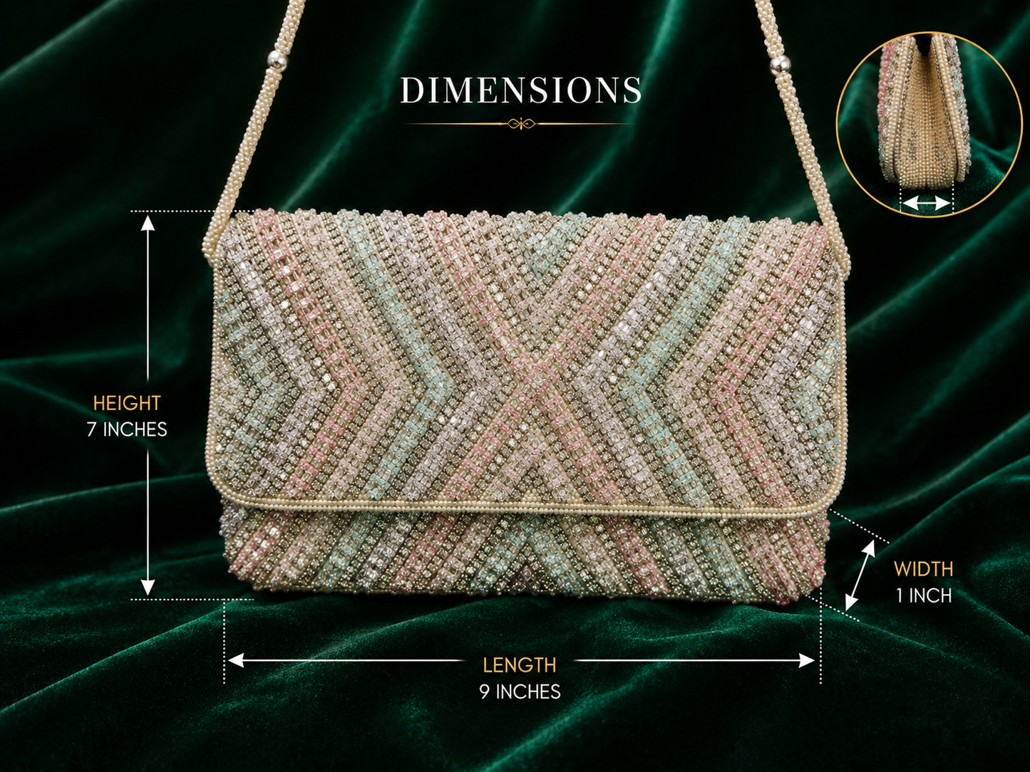 Rose Quartz Radiance Clutch