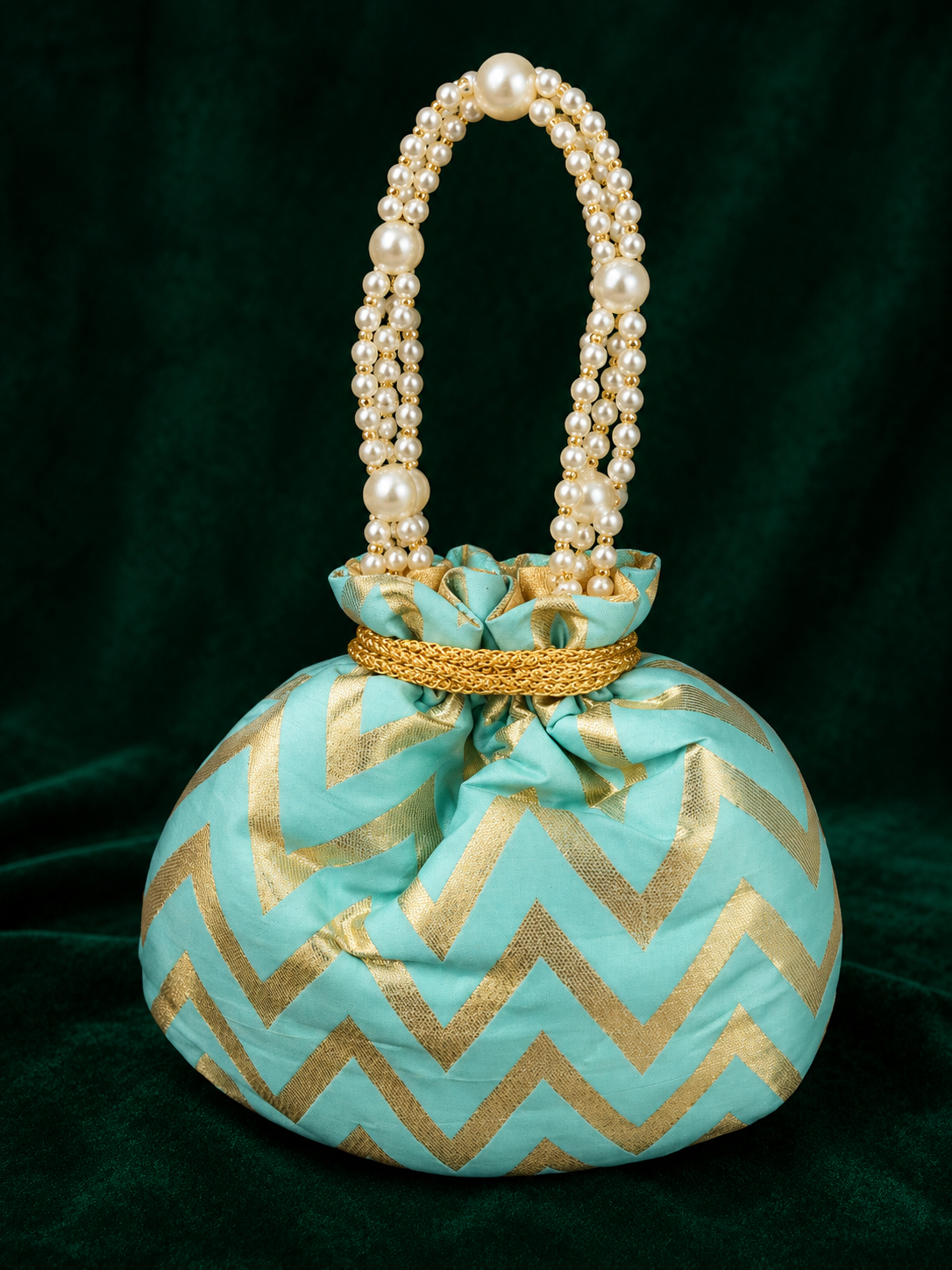 Celeste Chevron Potli