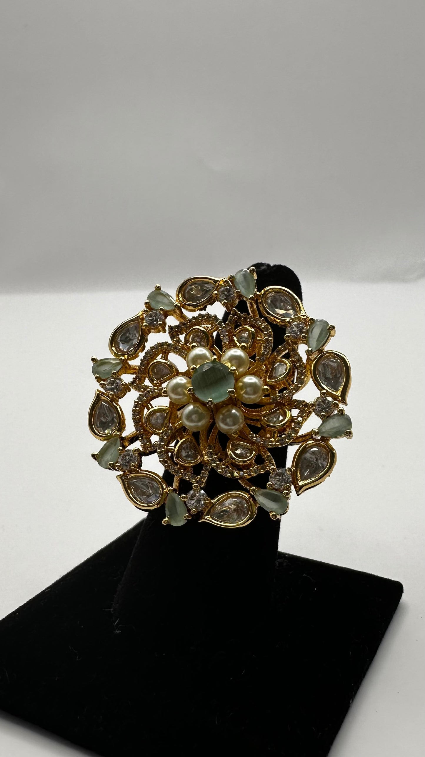 Floral Rani Ring