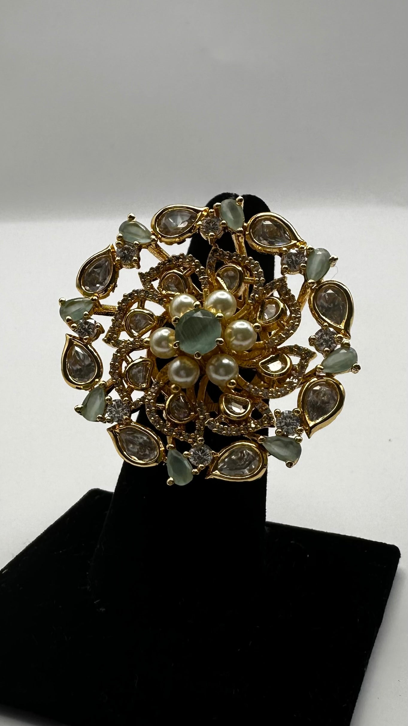 Floral Rani Ring