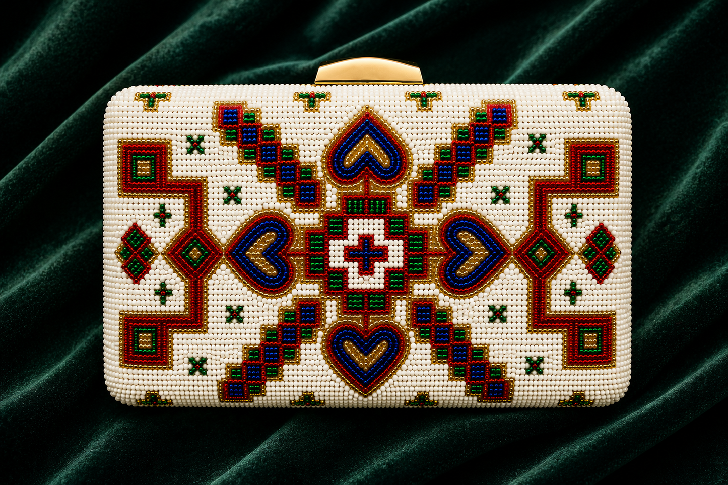 Rangoli Pearl Patoda Clutch