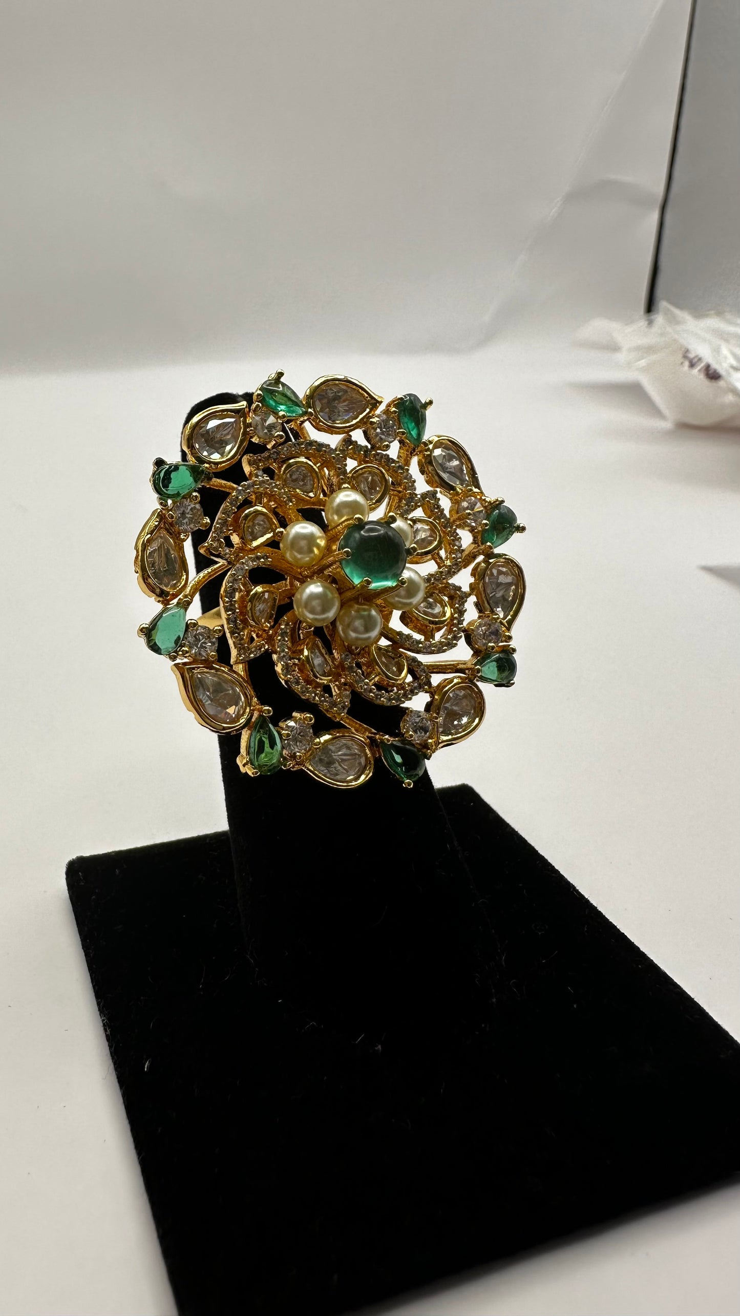 Floral Rani Ring