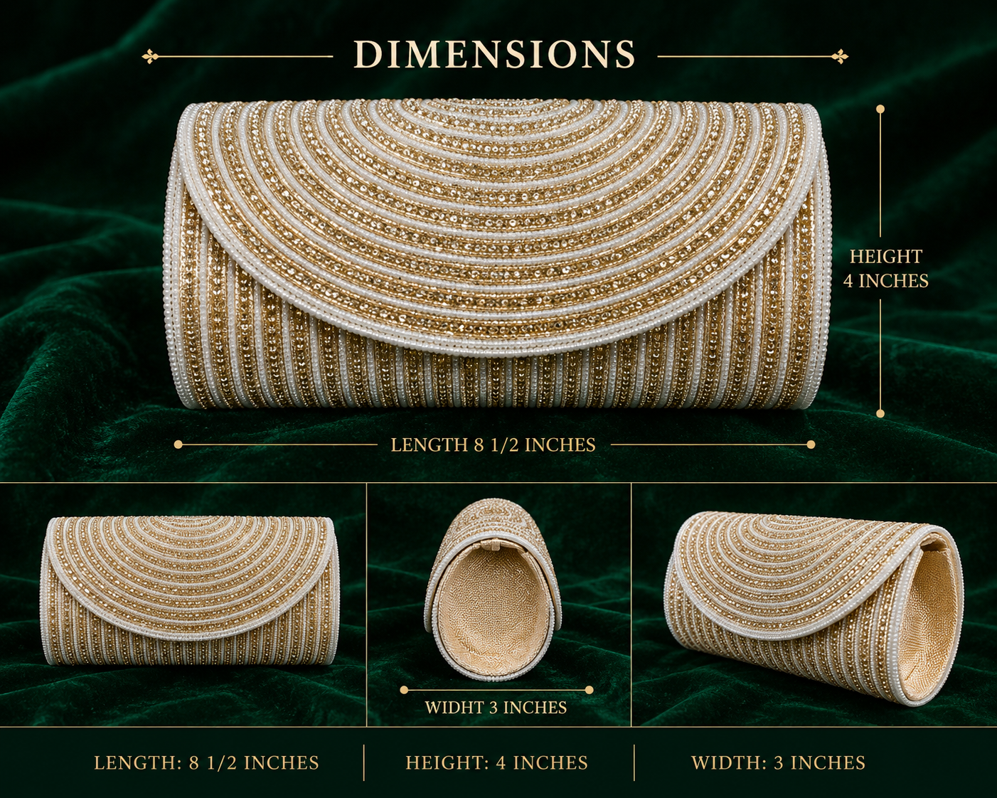 Pearl Grace Clutch