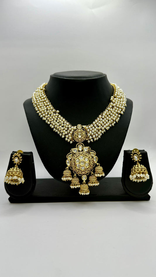 Floral Kundan Necklace