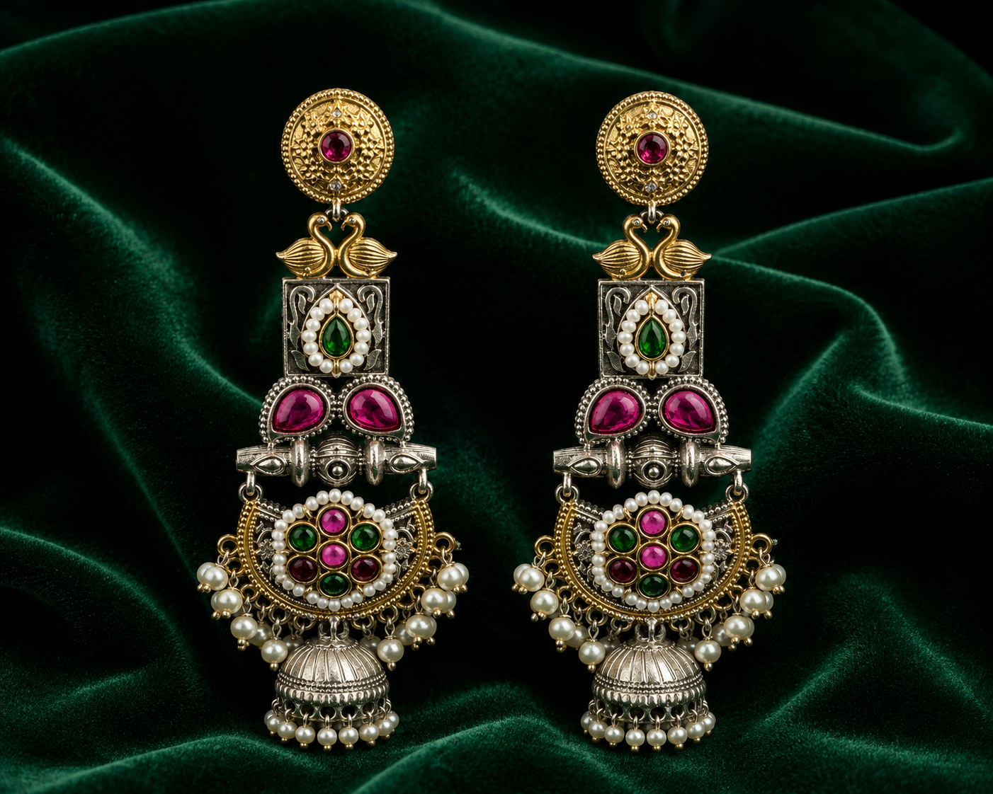 Heritage Oxidize Earring
